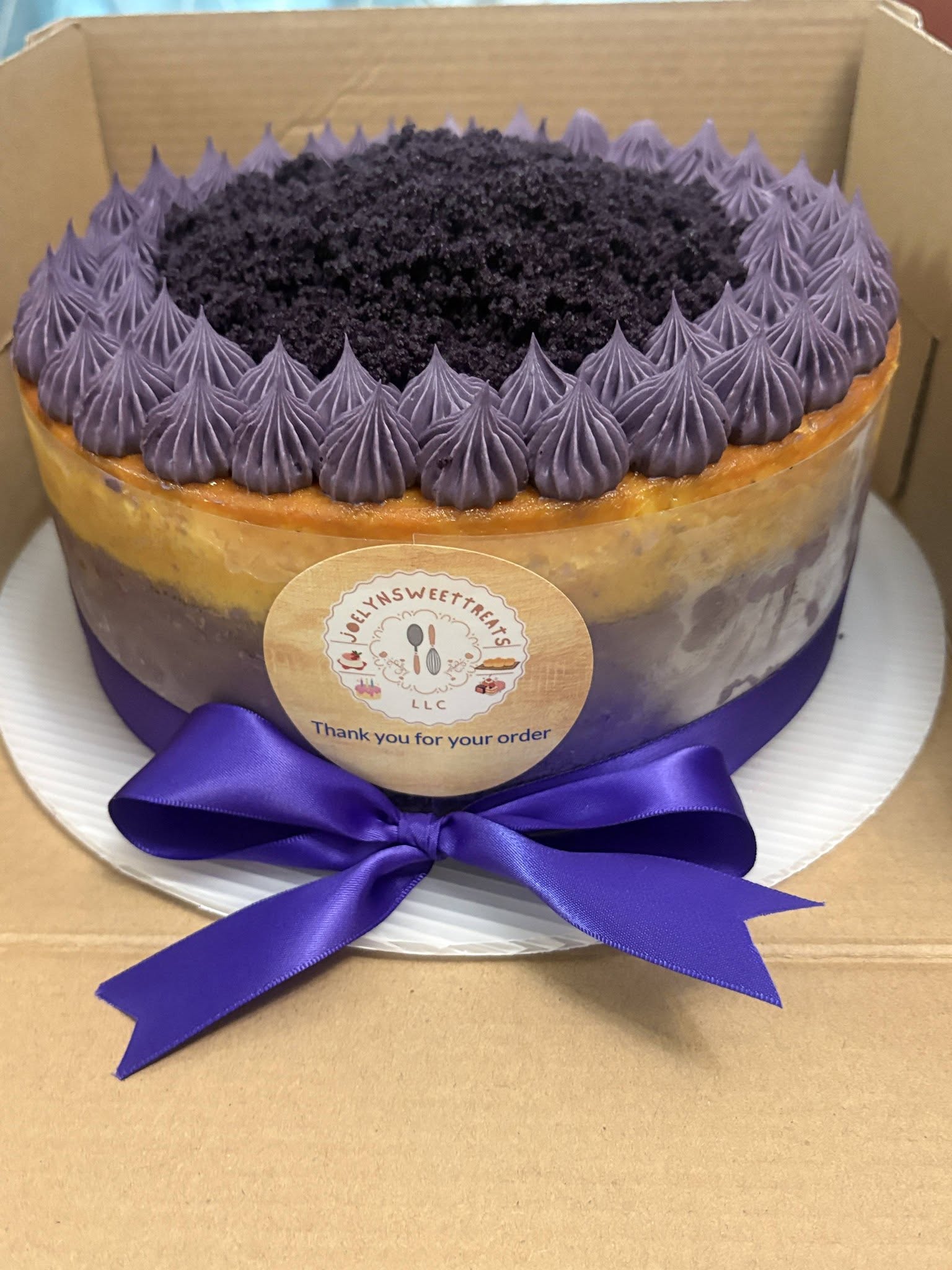Ube Flan Cake